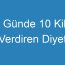 5 Günde 10 Kilo Verdiren Diyet