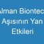 Alman Biontech Aşısının Yan Etkileri