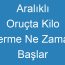 Aralıklı Oruçta Kilo Verme Ne Zaman Başlar