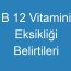 B 12 Vitamini Eksikliği Belirtileri