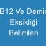 B12 Ve Demir Eksikliği Belirtileri