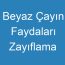 Beyaz Çayın Faydaları Zayıflama