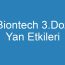 Biontech 3.Doz Yan Etkileri