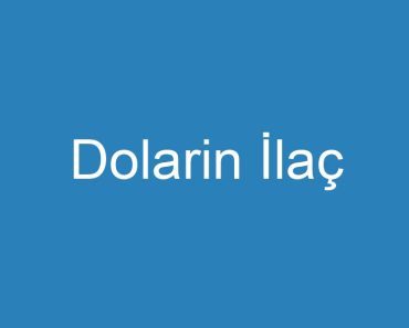 Dolarin İlaç