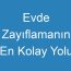 Evde Zayıflamanın En Kolay Yolu