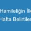 Hamileliğin İlk Hafta Belirtileri