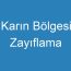 Karın Bölgesi Zayıflama