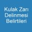 Kulak Zarı Delinmesi Belirtileri