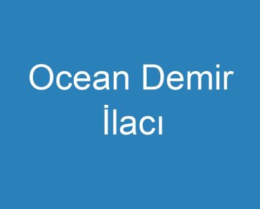 Ocean Demir İlacı