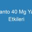 Panto 40 Mg Yan Etkileri