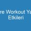 Pre Workout Yan Etkileri