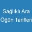 Sağlıklı Ara Öğün Tarifleri