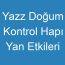 Yazz Doğum Kontrol Hapı Yan Etkileri