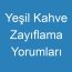 Yeşil Kahve Zayıflama Yorumları