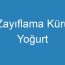 Zayıflama Kürü Yoğurt