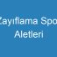 Zayıflama Spor Aletleri