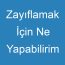 Zayıflamak İçin Ne Yapabilirim