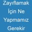 Zayıflamak İçin Ne Yapmamız Gerekir